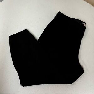 2/$20 - NWOT Black Dressy or Casual Straight Leg Faux Suede Pants - 2X